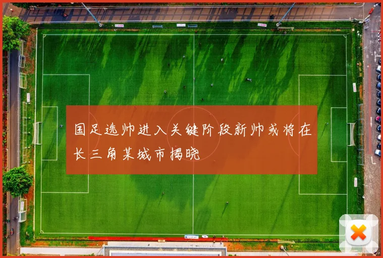 国足选帅进入关键阶段新帅或将在长三角某城市揭晓